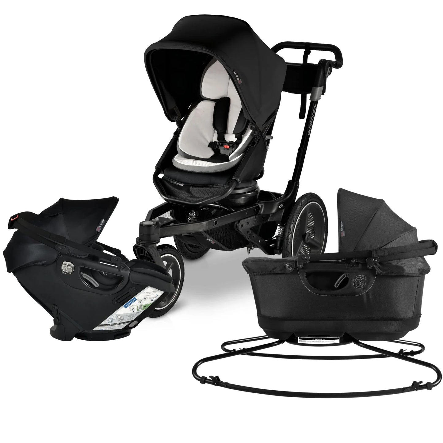 Orbit Baby - Jog Sleep and Ride Travel System - Black