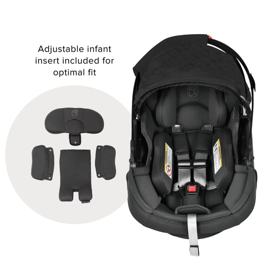 Orbit Baby Stroll, Sleep, & Ride Travel System - Bundle (Black)